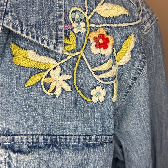 Vintage Ralph Lauren Demin Embroidered Shirt Size L - Picture 2 of 6